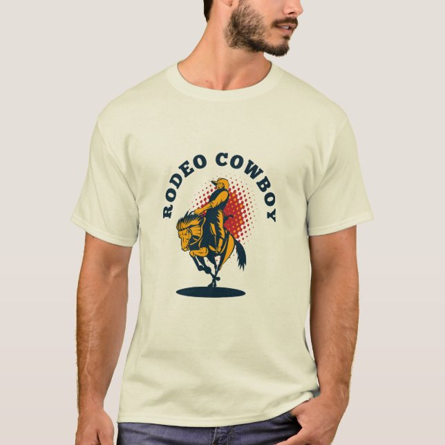Rodeo Cowboy T-Shirt (Vorderseite)