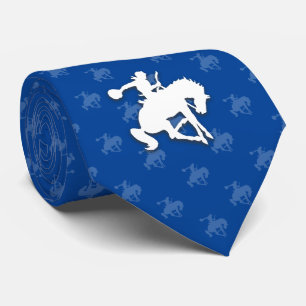Rodeo Cowboy  Tiefblau Krawatte