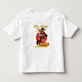 Rodeo Cowgirl am Pferd Fixin Western Kleinkind T-shirt
