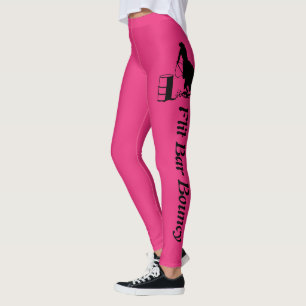 Rodeo Cowgirl Barrel Racer Custom Pferde Name Leggings