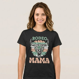 Rodeo-Cowgirl-Mama   Western Muttertag Einzigartig T-Shirt