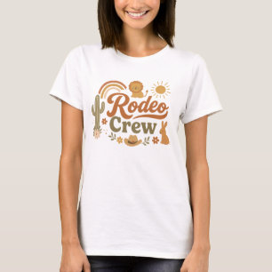 Rodeo-Crew-Eltern Geburtstags-Shirts Mama Papa p T-Shirt