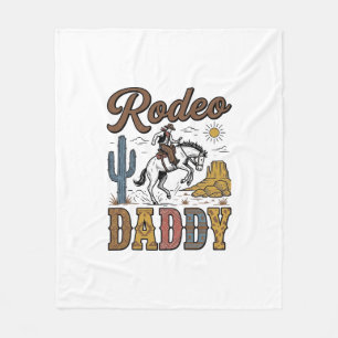Rodeo Daddy Vintage Western Cowboy Shirt Design_1 Fleecedecke