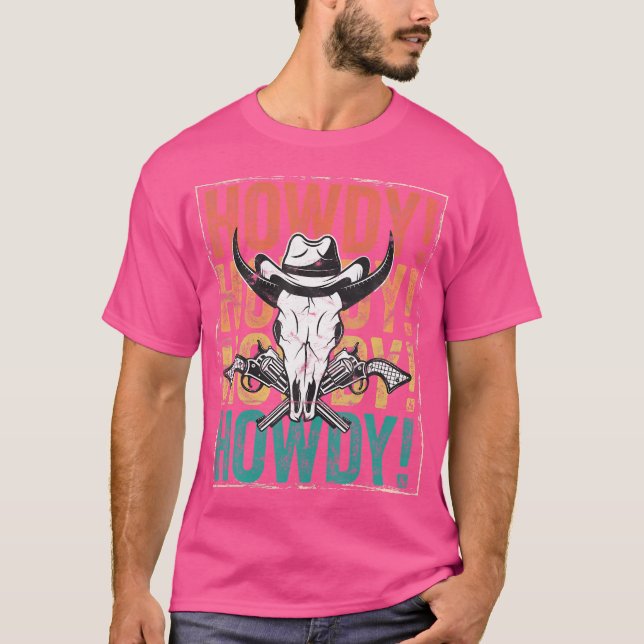 Rodeo Distressed Western Barn Dance T-Shirt (Vorderseite)