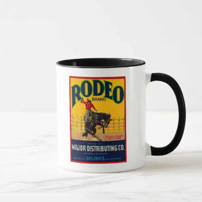 Rodeo Gemüse LabelSalinas, CA Tasse (Rechts)