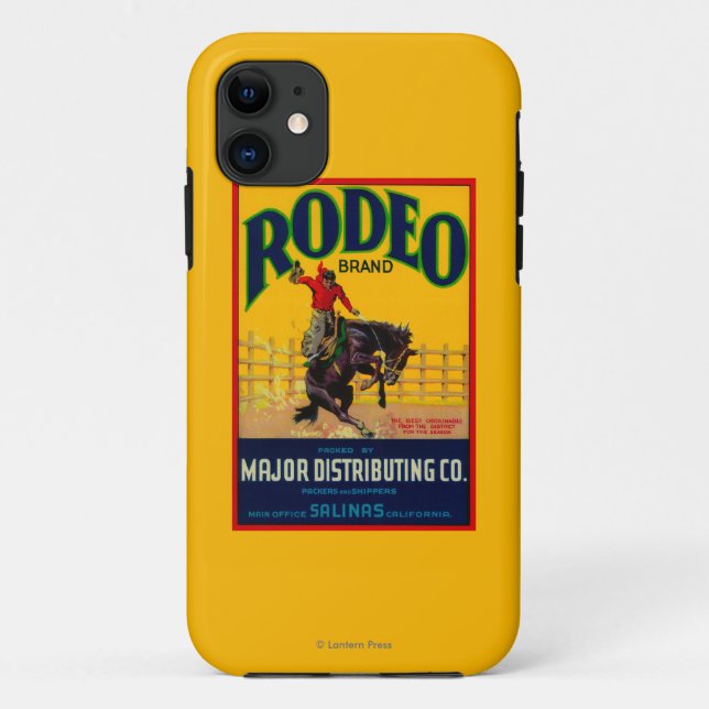 Rodeo GemüseLabelSalinas, CA Case-Mate iPhone Hülle (Rückseite)