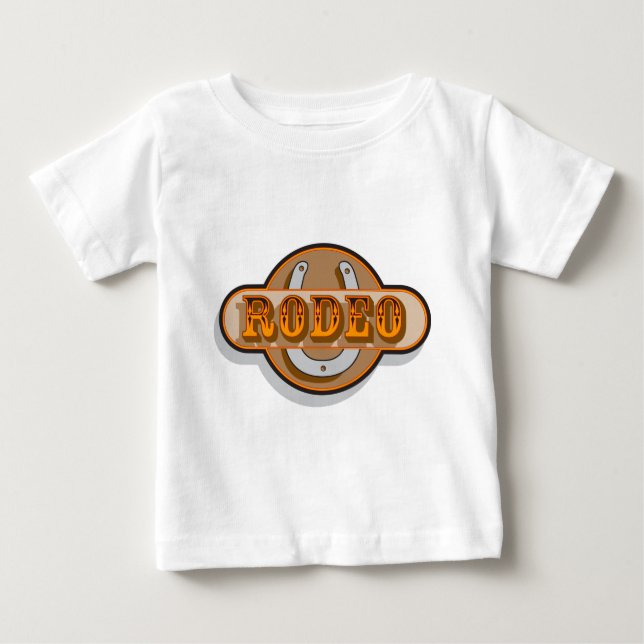 Rodeo Horseshoe Baby T-shirt (Vorderseite)