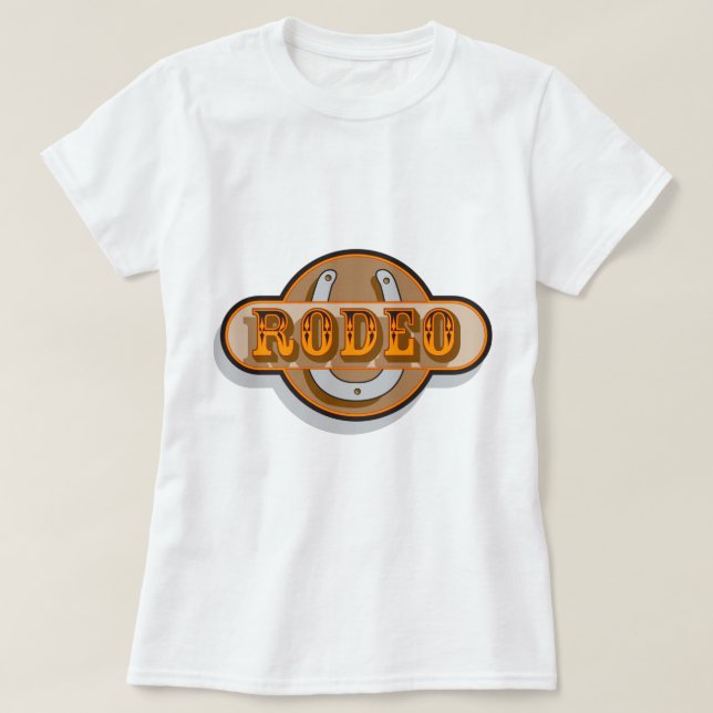 Rodeo Horseshoe T-Shirt (Design vorne)