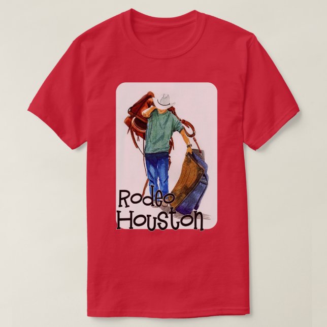 Rodeo Houston Cowboy T-Shirt (Design vorne)