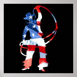 Rodeo ist Amerika - Roping Poster