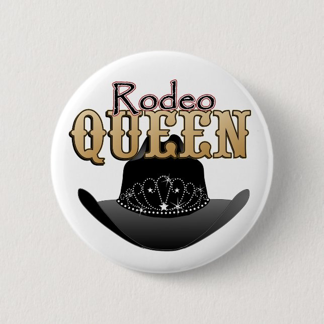 Rodeo-Königin KNÖPFE Button (Vorderseite)