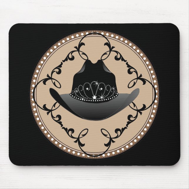 Rodeo-Königin-Western Mousepad (Vorne)