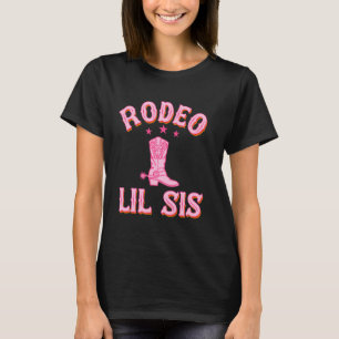 Rodeo Lil Sis 1. Erster Geburtstag Cowgirl Western T-Shirt
