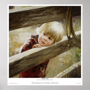 Rodeo-Mädchen Poster