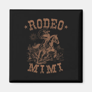 Rodeo Mimi Western Cowboy Family Matching Mother Magnet