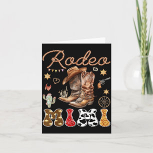 Rodeo Mimi Western Cowboy Geburtstagsjunge passend Karte