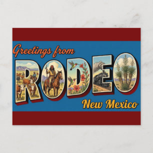Rodeo, New Mexico - Vintage-Postkarte Postkarte