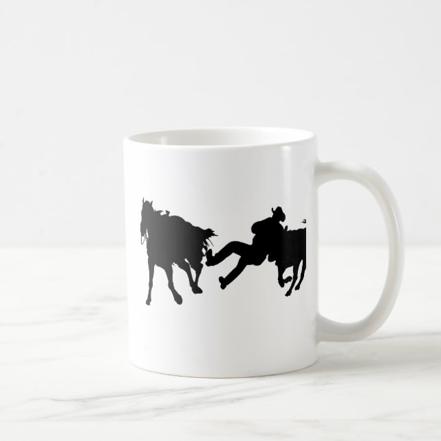 Rodeo - Ochse Rasslin - Ochse-Wrestling Tasse (Rechts)