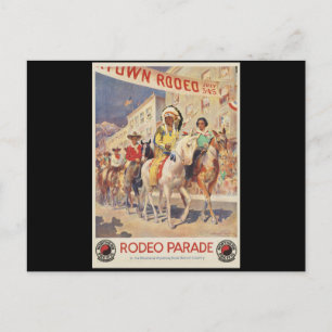 Rodeo Parade Montana Postkarte