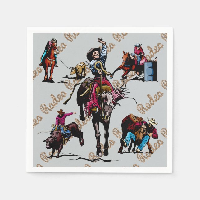 Rodeo Party Napkins Serviette (Vorderseite)