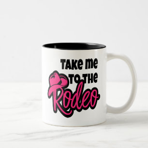 Rodeo-Pferdeliebhaber Western-Cowboy-Hut Texas Zweifarbige Tasse