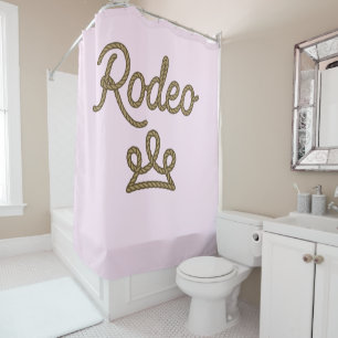Rodeo Princess Country Western Tiara Crown Duschvorhang