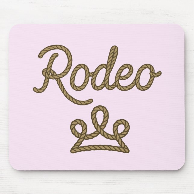 Rodeo Princess Country Western Tiara Crown Mousepad (Vorne)