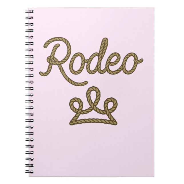 Rodeo Princess Country Western Tiara Crown Notizblock (Vorderseite)