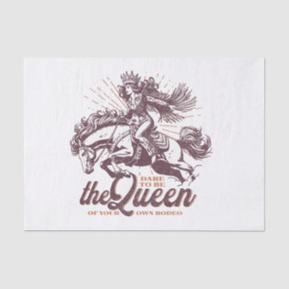 Rodeo Queen Decoupage Tissue Seidenpapier