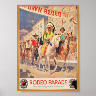 Rodeo-Reiseposter Poster