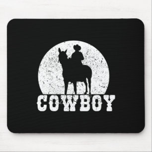Rodeo Reiter Cowboy Reitsport Grafik Mousepad