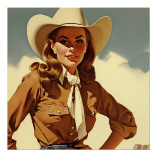 Rodeo-Reverie verzaubern: Wild West Whispers Poster