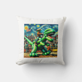 Rodeo Rex - Dino Cowboy Kinderzimmer Pillow Kissen