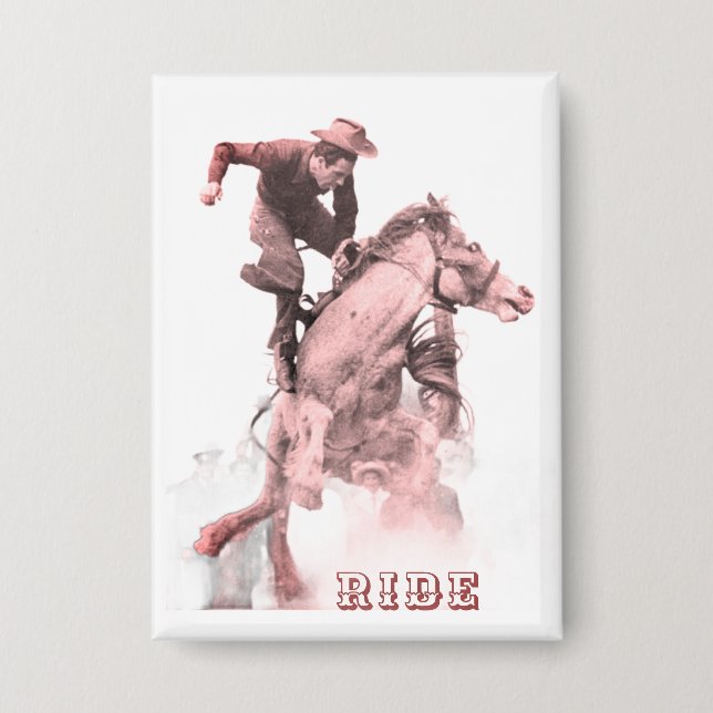 Rodeo Ride Button (Vorderseite)