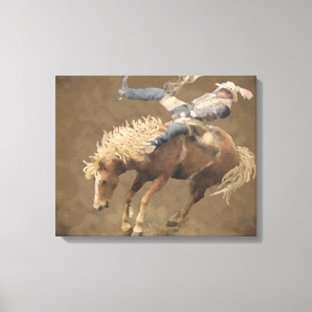 Rodeo Rider Leinwanddruck (Vorderseite)