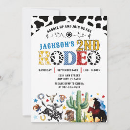 Rodeo Roundup Birthday Einladung