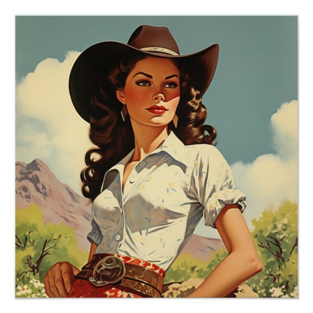 Rodeo Royalty Fashion: Wild West Whispers Poster (Vorderseite)