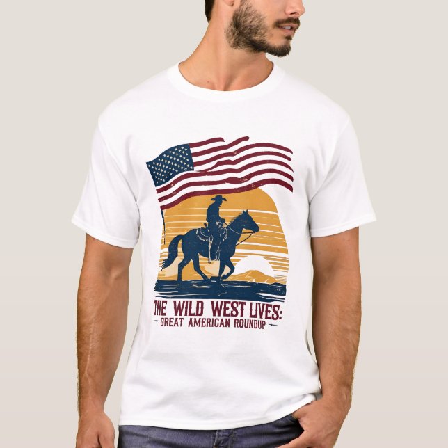 Rodeo-Shirts, Western-Shirts für Typ, Shirt-KuhBOY T-Shirt (Vorderseite)