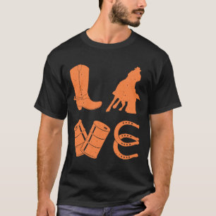 Rodeo-Show "cooles Barrel Racing für Frauen T-Shirt