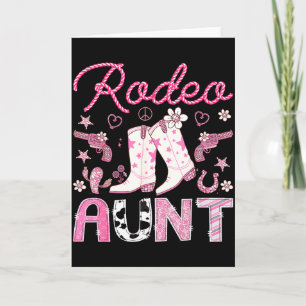 Rodeo-Tante Nk Cowgirl Western Coquette Geburtstag Karte