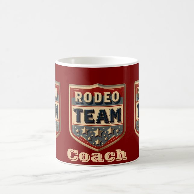 Rodeo-Team Personalisierter Kaffee-Cup Kaffeetasse (Mittel)