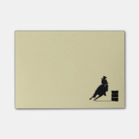 Rodeo Theme Cowgirl Barrel Racing Silhouette