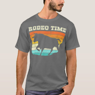 Rodeo Time Cowboy Wild West Ranch Lasso Vintag Ho T-Shirt