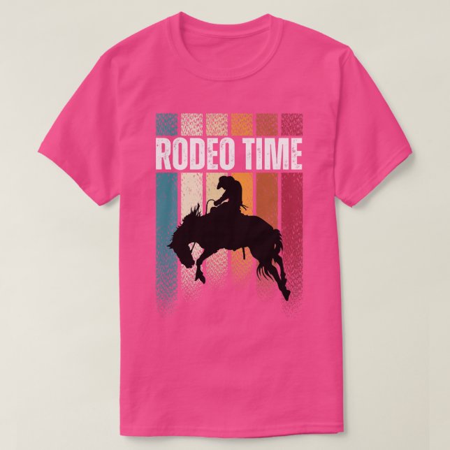 Rodeo Time Western Cowboy 1 T-Shirt (Design vorne)