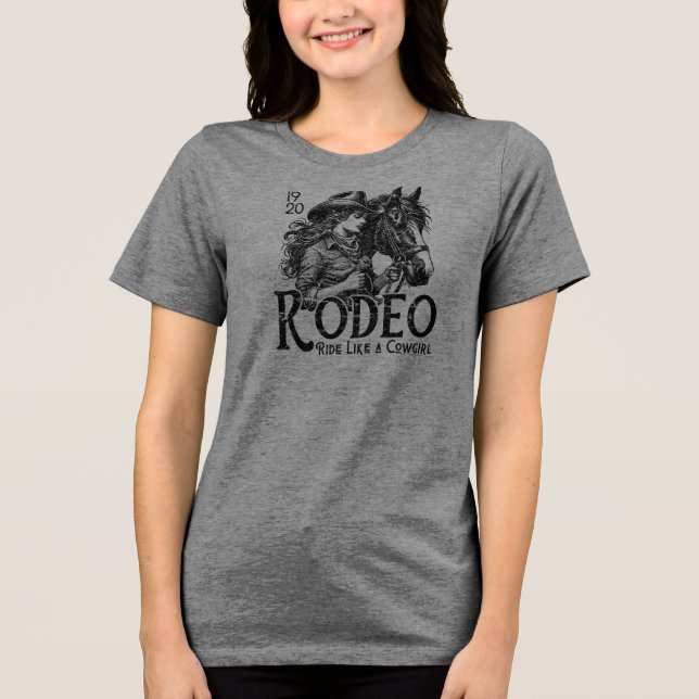 rodeo Tri-Blend shirt (Vorderseite)