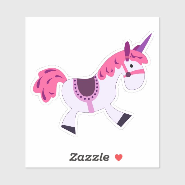 Rodeo Unicorn individuell geschnitten Vinyl Sticke Aufkleber (Blatt)