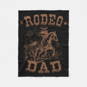 Rodeo-Vater Western-Cowboy Daddy Familie passend D Fleecedecke