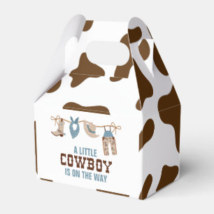 Rodeo Western Cowboy Baby Dusche Geschenkschachtel