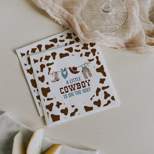 Rodeo Western Cowboy Baby Dusche Serviette (Von Creator hochgeladen)