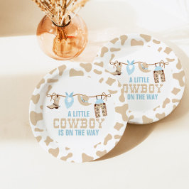 Rodeo Western Cowboy Baby Duschpapier Teller